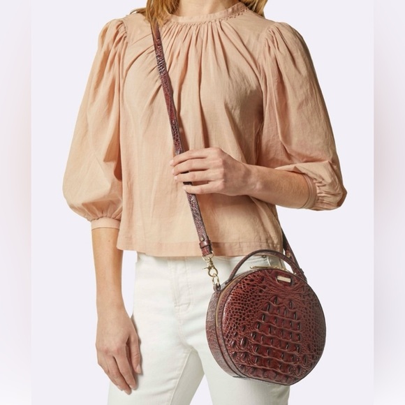 NWT Brahmin SET Lane and Jane Wallet in Red Glissandro - Picture 14 of 14